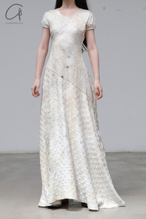 MUTEDANCE Floral dyed silk dress MD23SS20